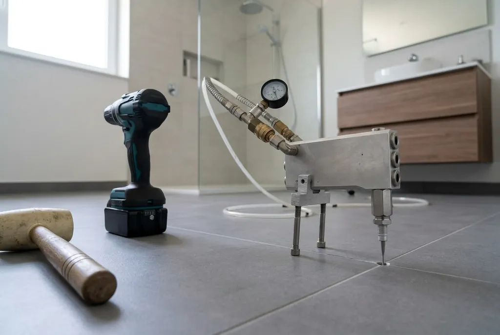 Kitbedrijf Wassenaar – holle tegels injecteren